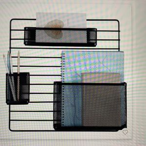Mesh Wall Organizer Four pieces.